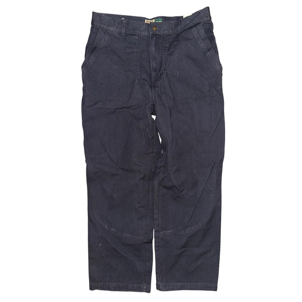 WearGuard Mens Navy Blue Double Knee Cotton Canvas Work Pants 38x30 NWT